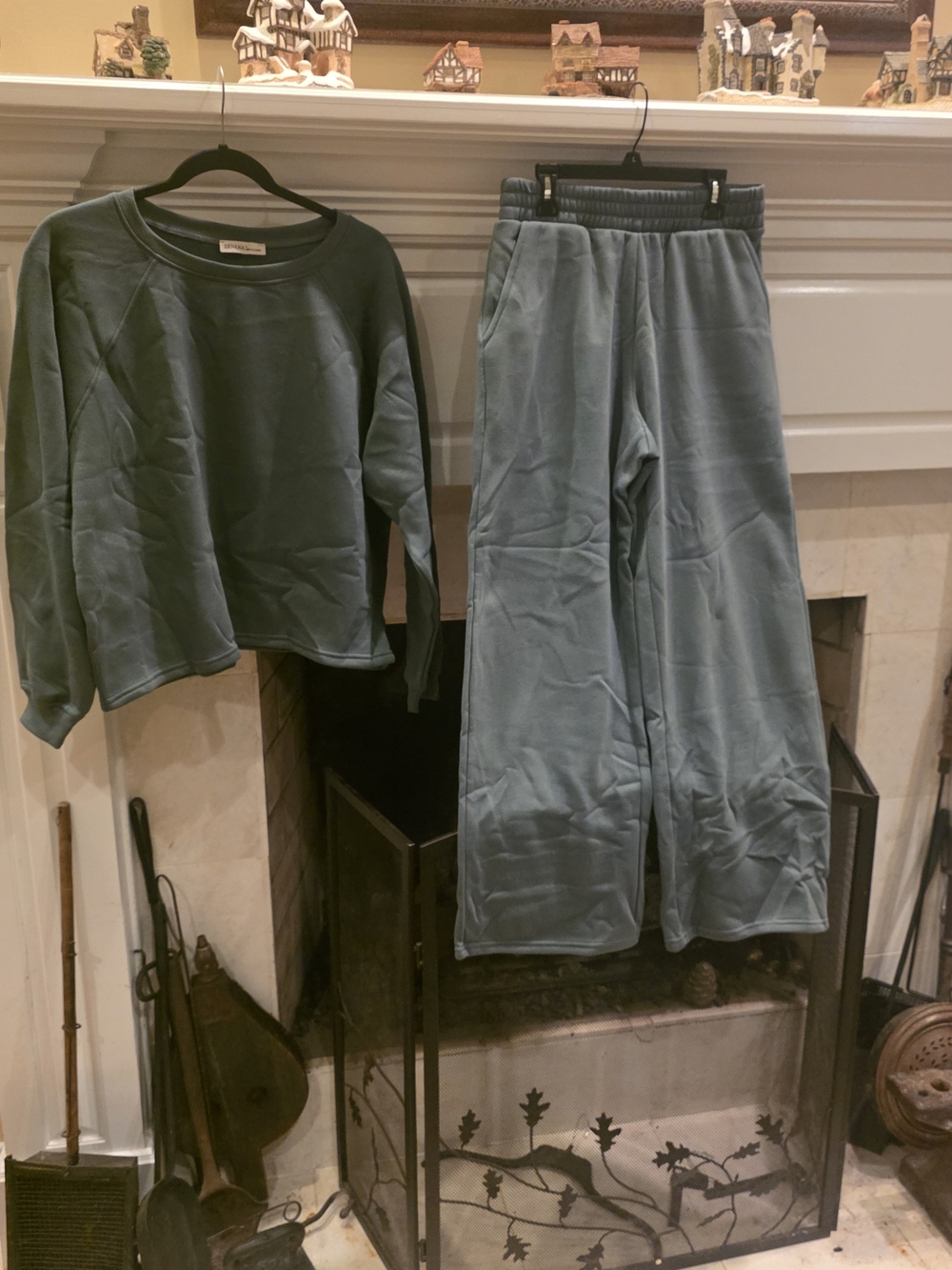 Zenana Outfitters Ash Jade Women’s Wide Leg Pants & Pullover Set